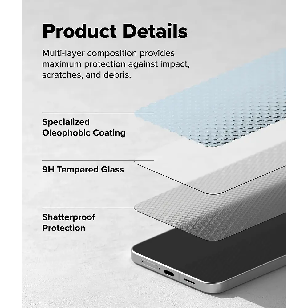 Mica D Vidrio Ringke Easy Slide Para Galaxy A57 5g 2-pack 8