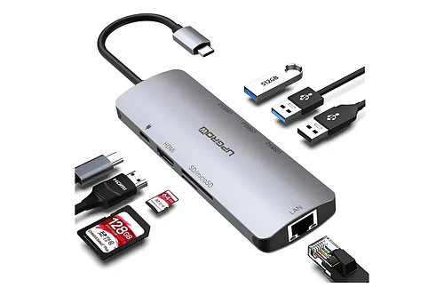 Adaptador Hub Upgrow Macbook Pro 16 M5 (2026) A3428 A3429