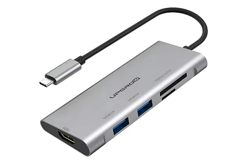 Adaptador Hub Upgrow Hdmi 5en1 Para Macbook Air 15 M5 A3448