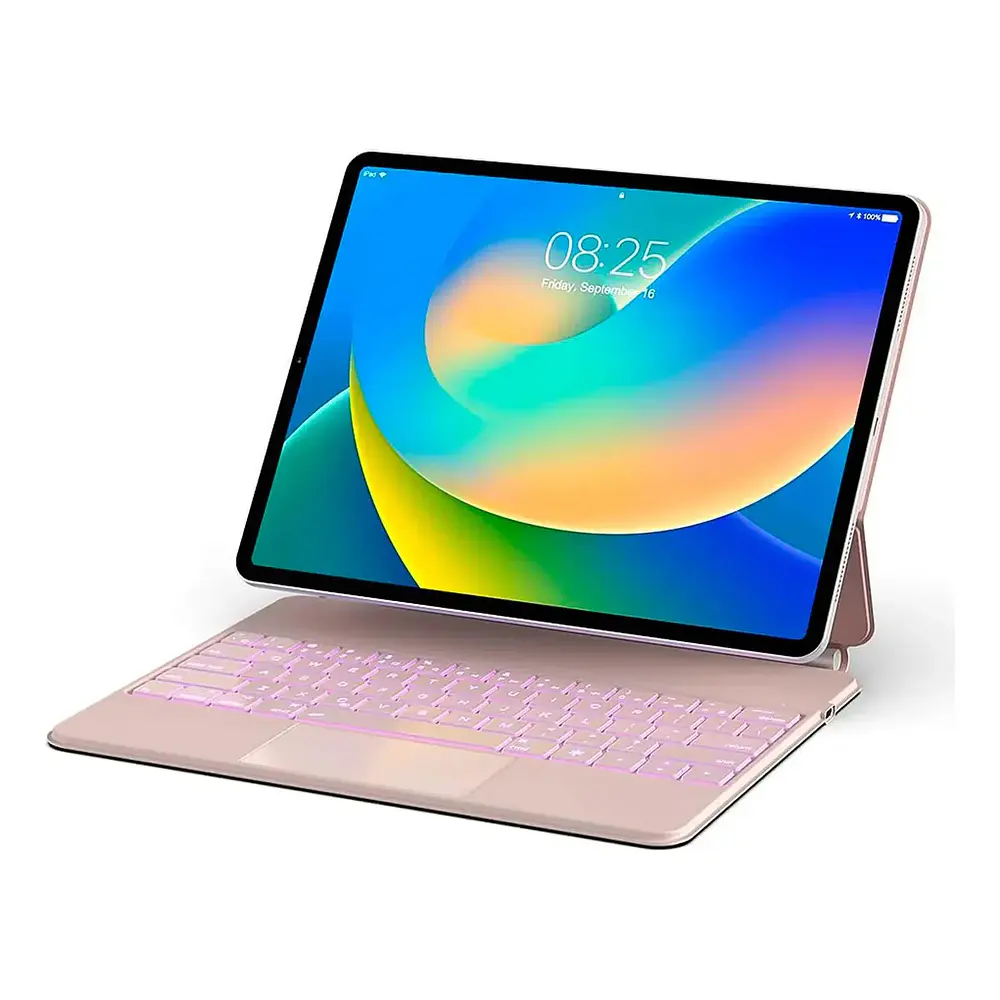Teclado Magnético Para Ipad Air 11 M4 Chip (2026) A3459 A3460 A3463 Rose 6