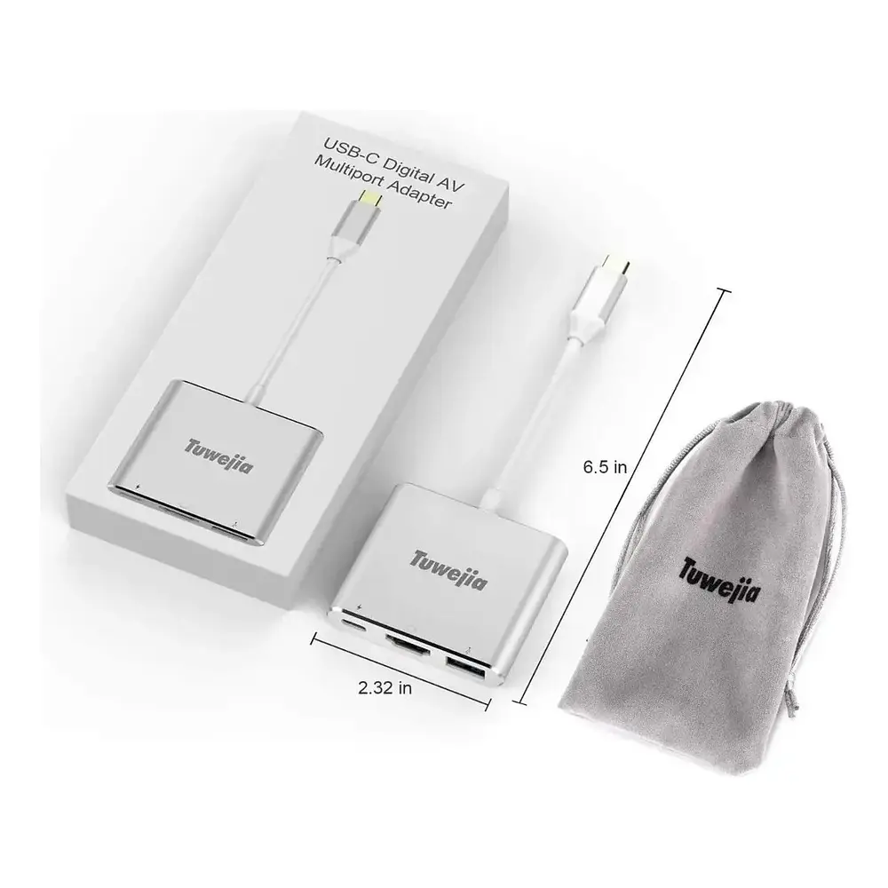 Adaptador Hub Tuwejia Macbook Pro 16 M5 (2026) A3428 A3429 7