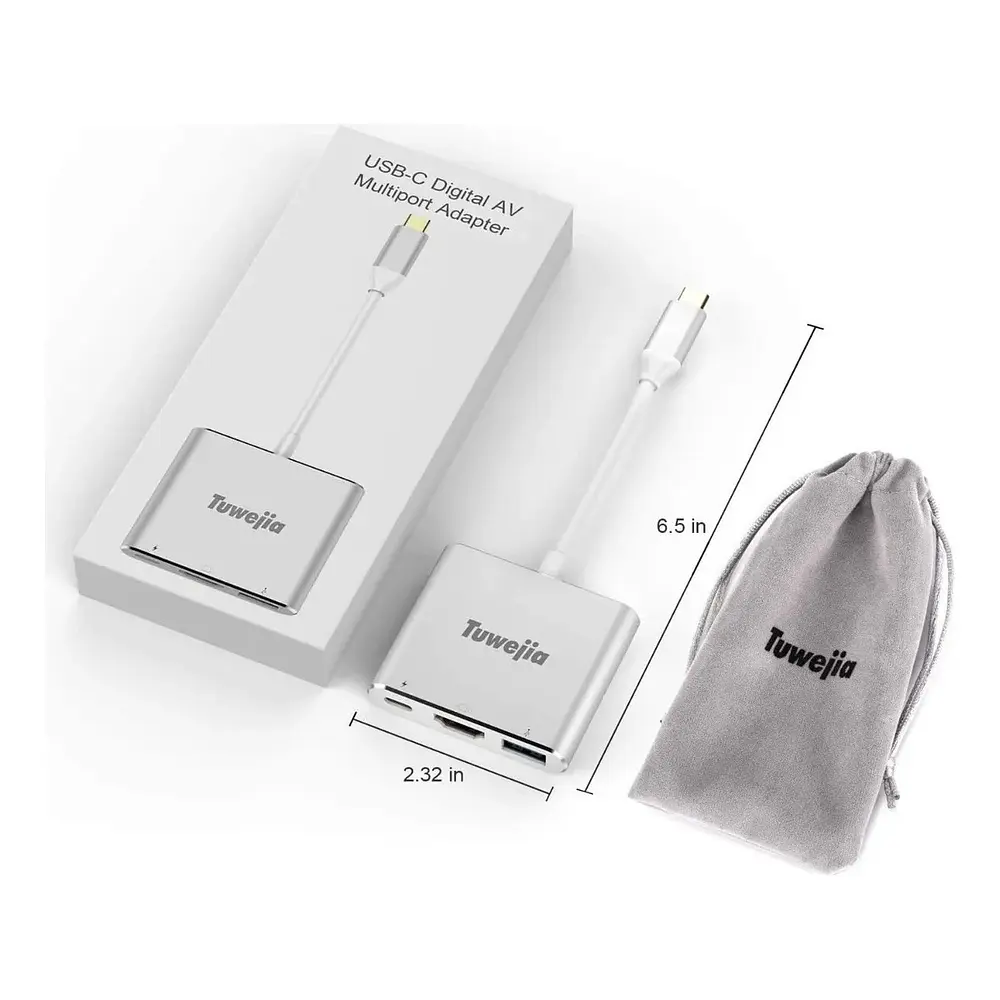 Adaptador Hub Tuwejia Usb C Para Macbook Air 13.6 M5 A3449 7