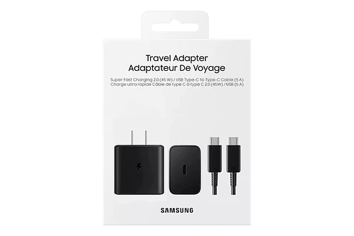 Samsung Cargador D Pared 45watts Para Galaxy S26 Plus Ultra 