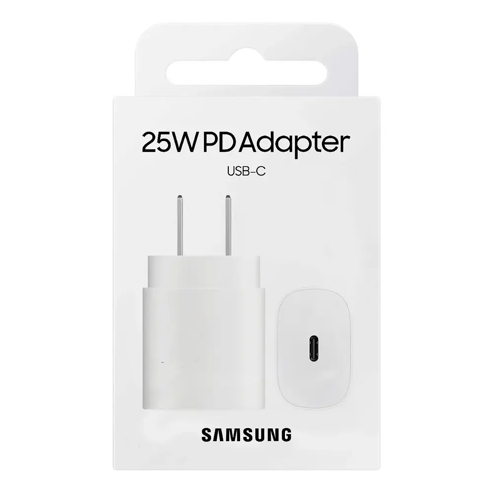 Samsung Cargador de Pared 25watts Para Galaxy A57 A36 A26 Blanco 1