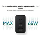 Samsung Cargador De Pared Trio 65watts Para Galaxy S26 Plus Ultra 3