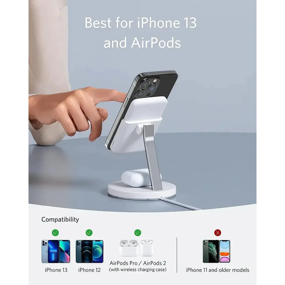 Cargador Batería Anker (mag) Stand Para Iphone 17e (2026) 3
