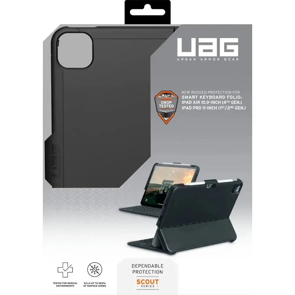Case Uag Scout Para El Teclado Ipad Air 11 M4 Chip (2026) A3459 A3460 A3463  6
