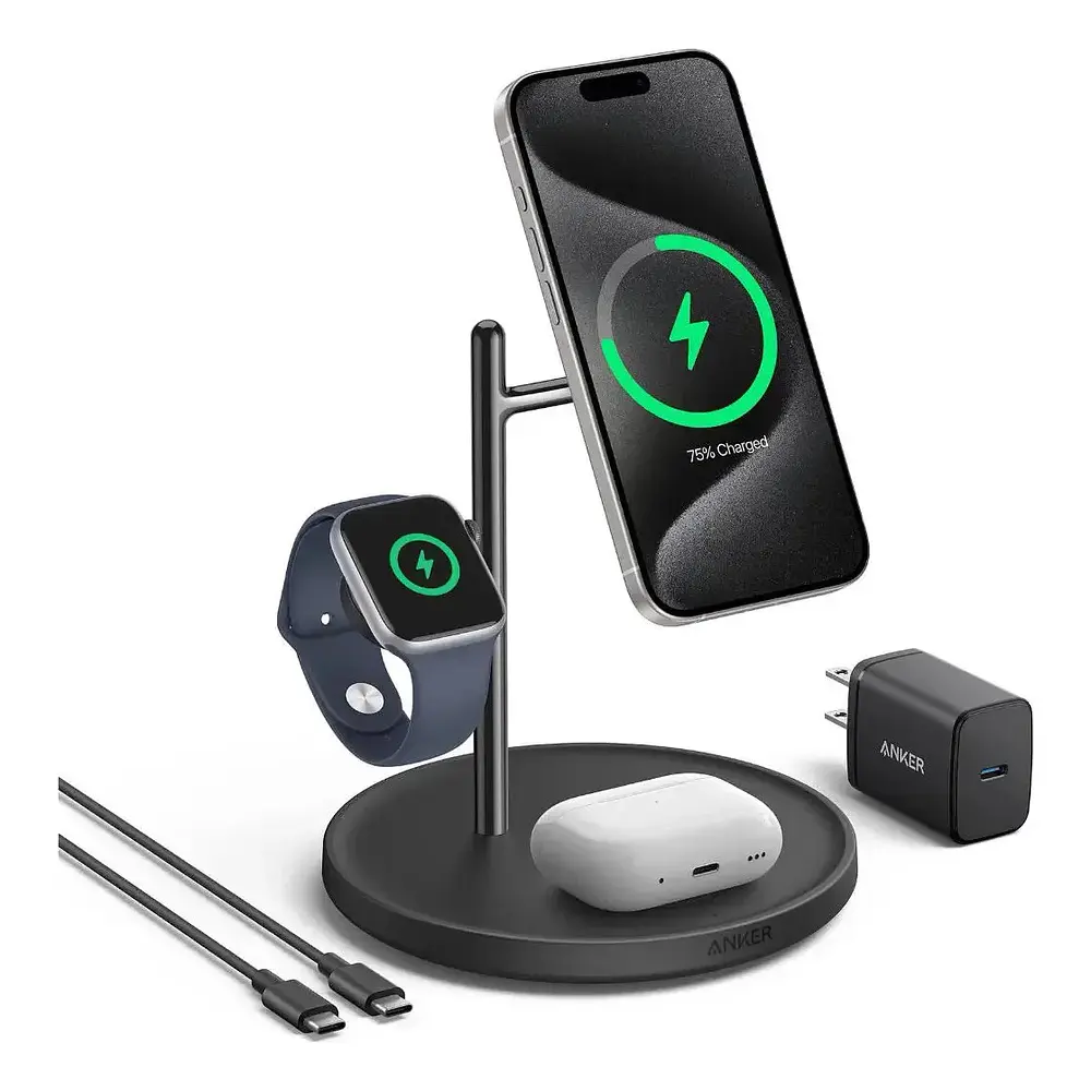 Cargador Anker Qi2 (mag) Stand Para Iphone 17e (2026) 8