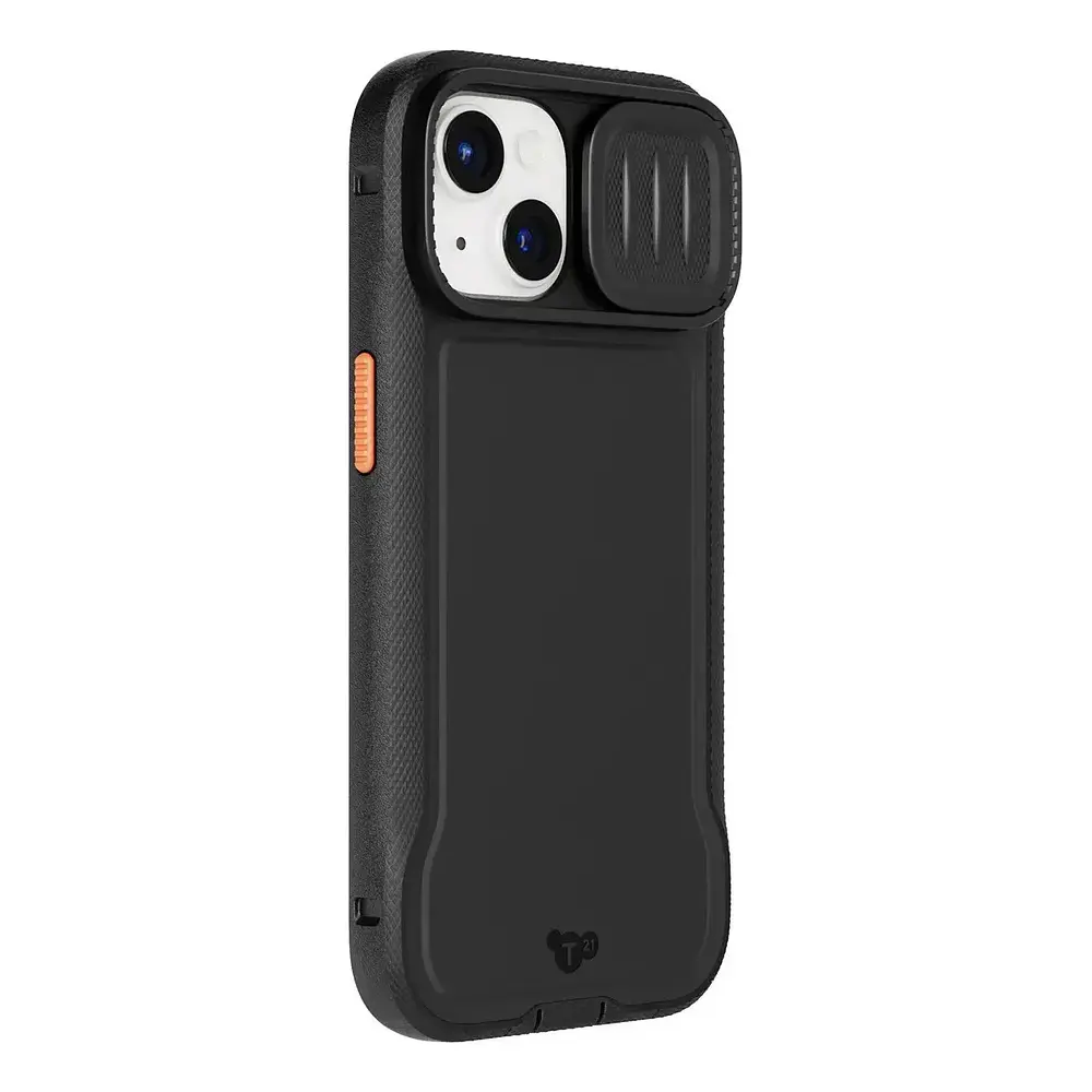 Case + Mica Tech21 Evo Max (mag) Para Iphone 15 Normal 6.1 2