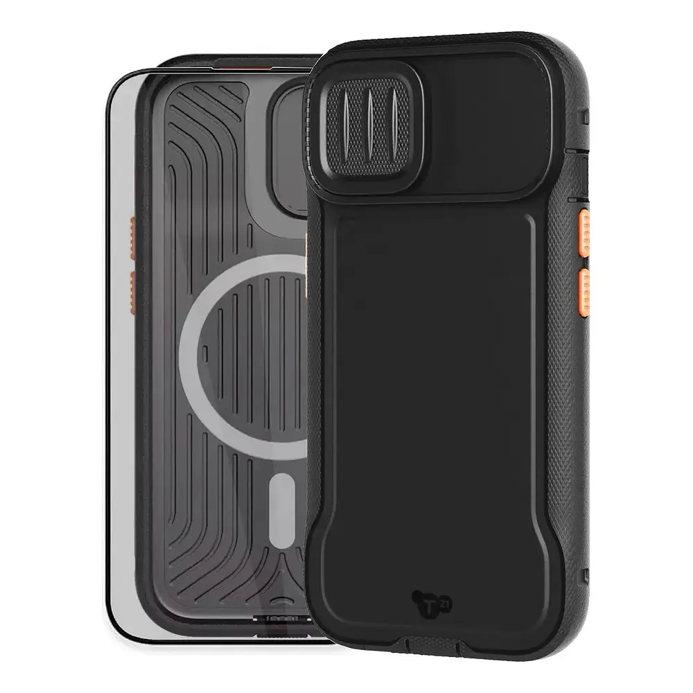 Case + Mica Tech21 Evo Max (mag) Para Iphone 17e (2026) 1