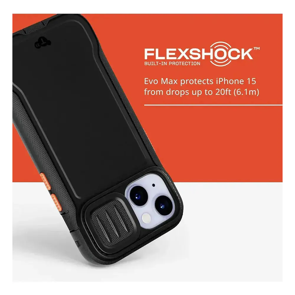 Case + Mica Tech21 Evo Max (mag) Para Iphone 13 Normal 6.1 7