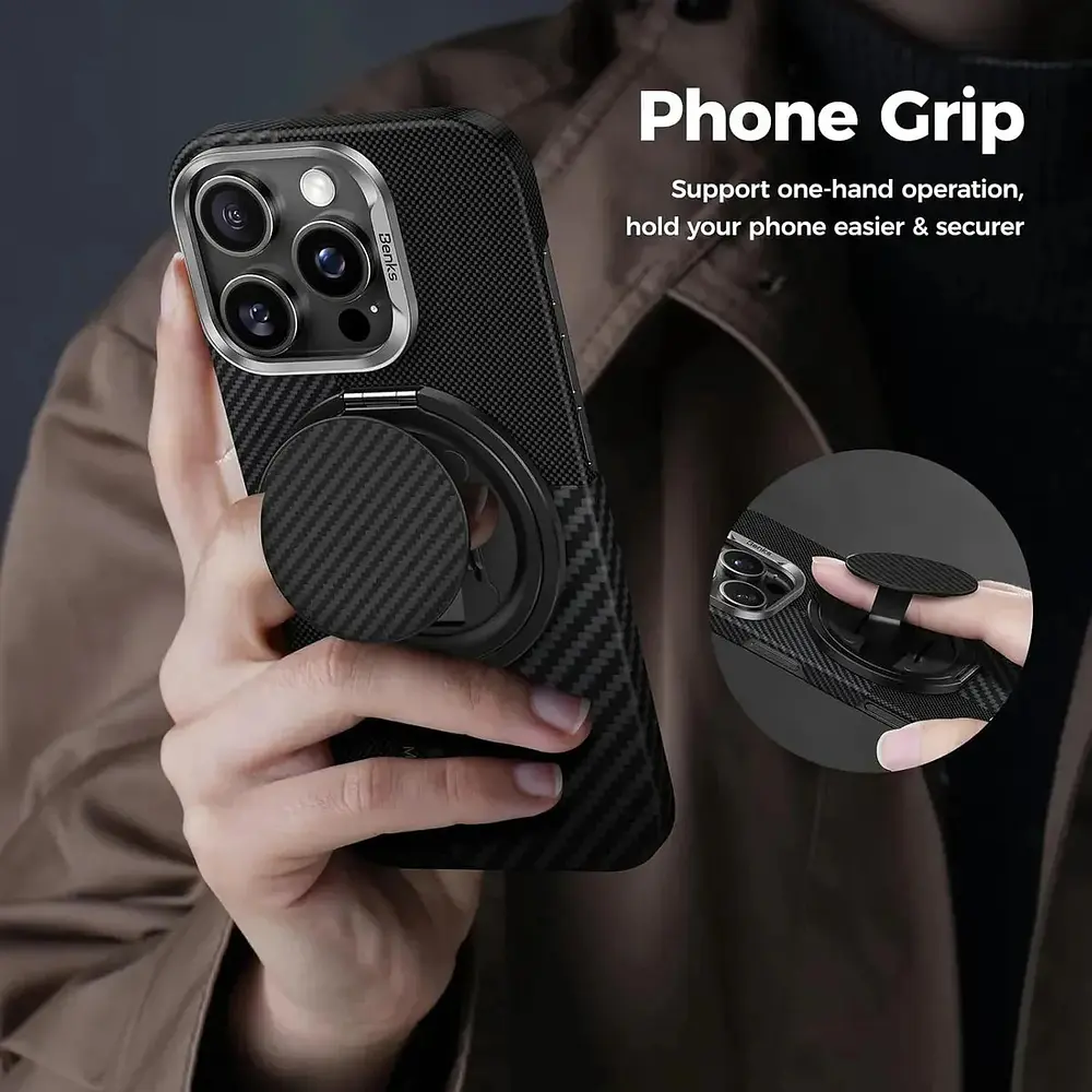 Holder Parante Benks Kevlar (mag) Para Iphone 17e (2026) 2