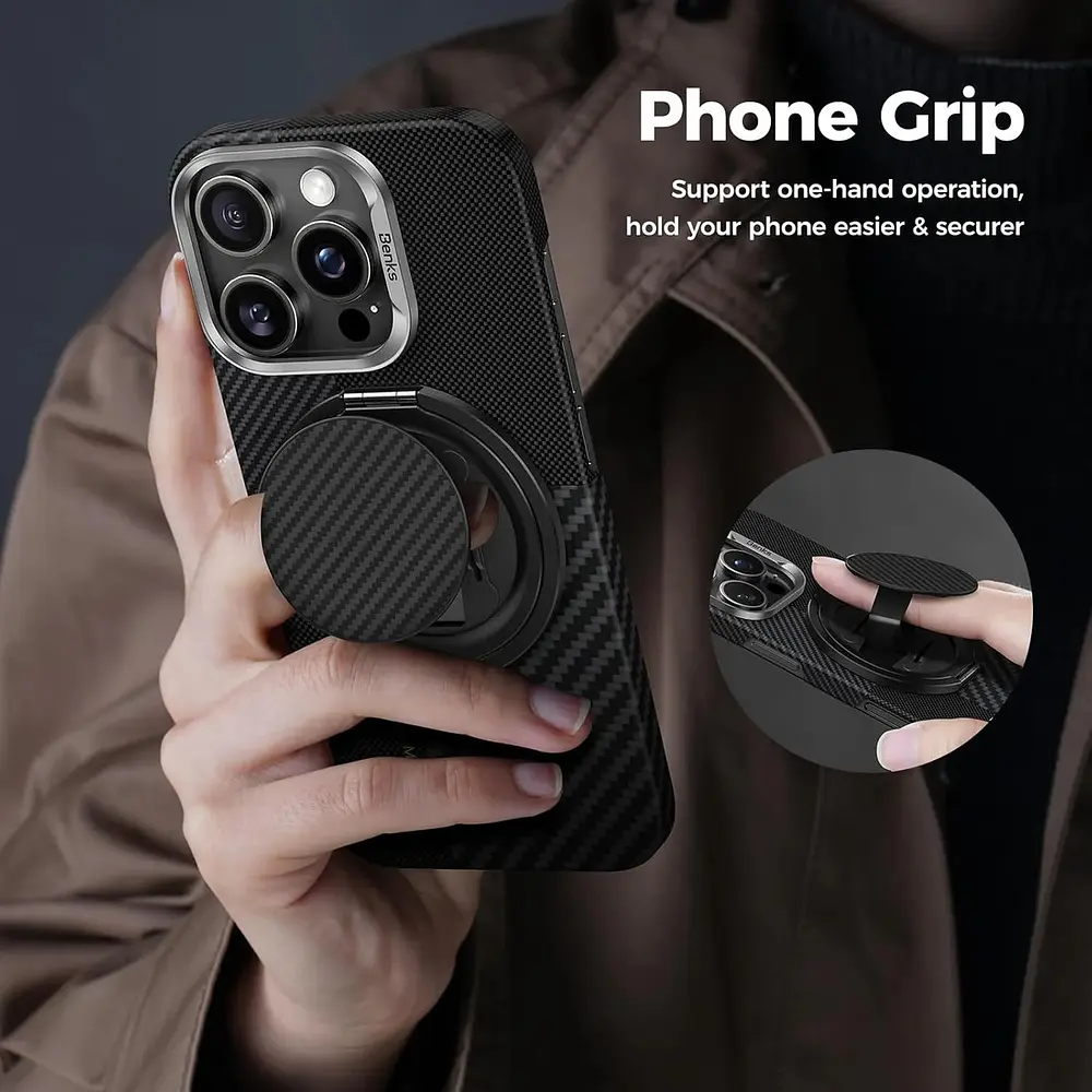 Holder Parante Benks Kevlar (mag) Para Galaxy S26 Plus Ultra 2