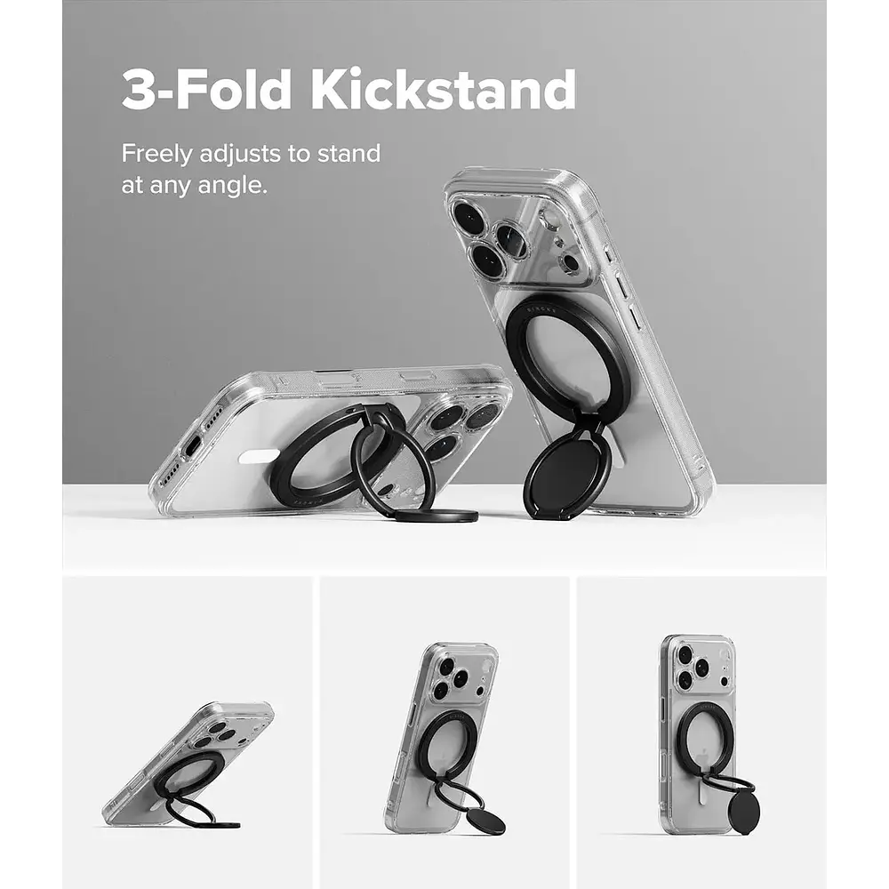 Holder Parante Ringke Dual (mag) Para iPhone 17 Pro Max 6.9 | iPhone 17 Pro 6.3 | iPhone 17 Normal 6.3 | iPhone Air 6.5 2