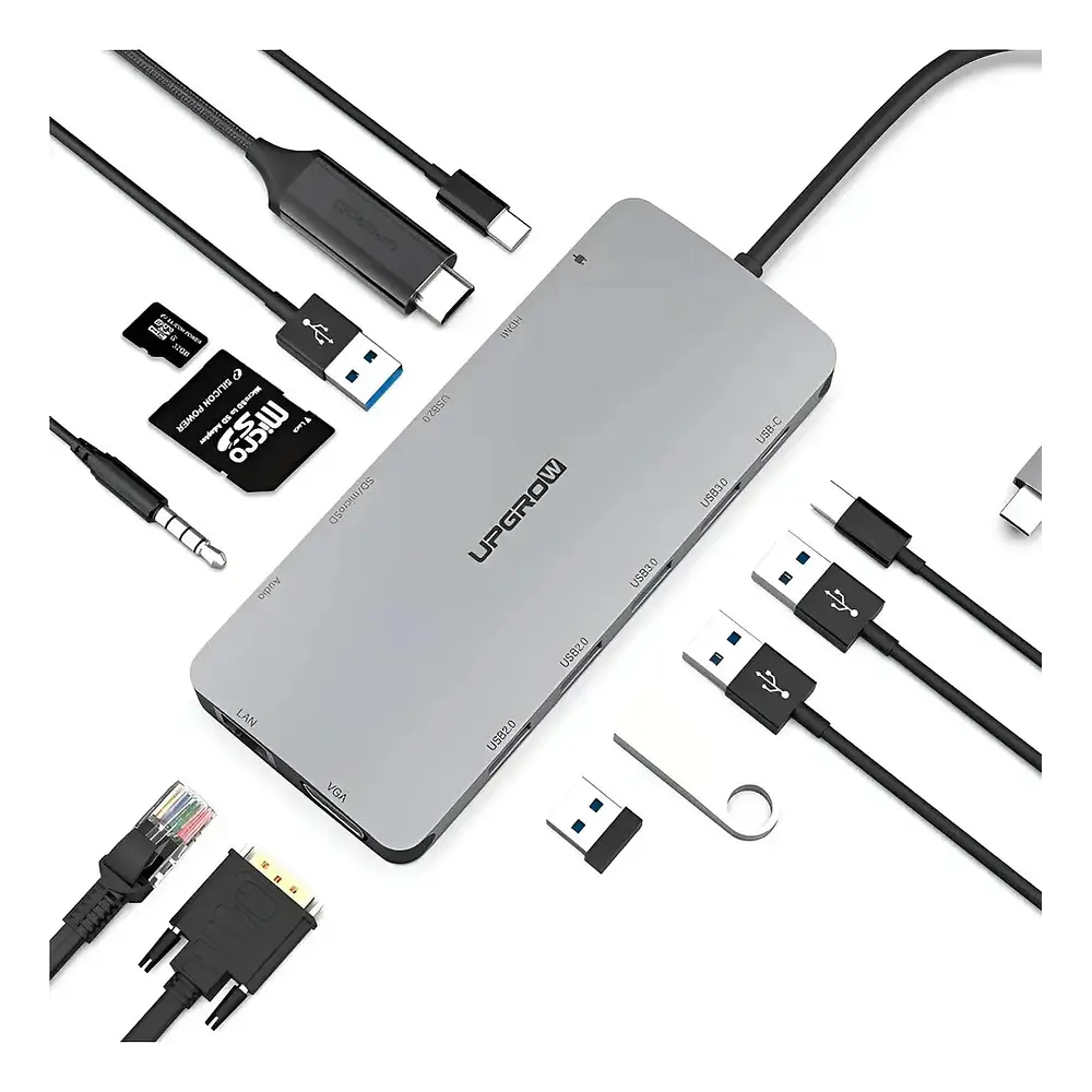 Hub Upgrow Usb Tipo C 13en1 Para Macbook Air 15 M5 A3448 1