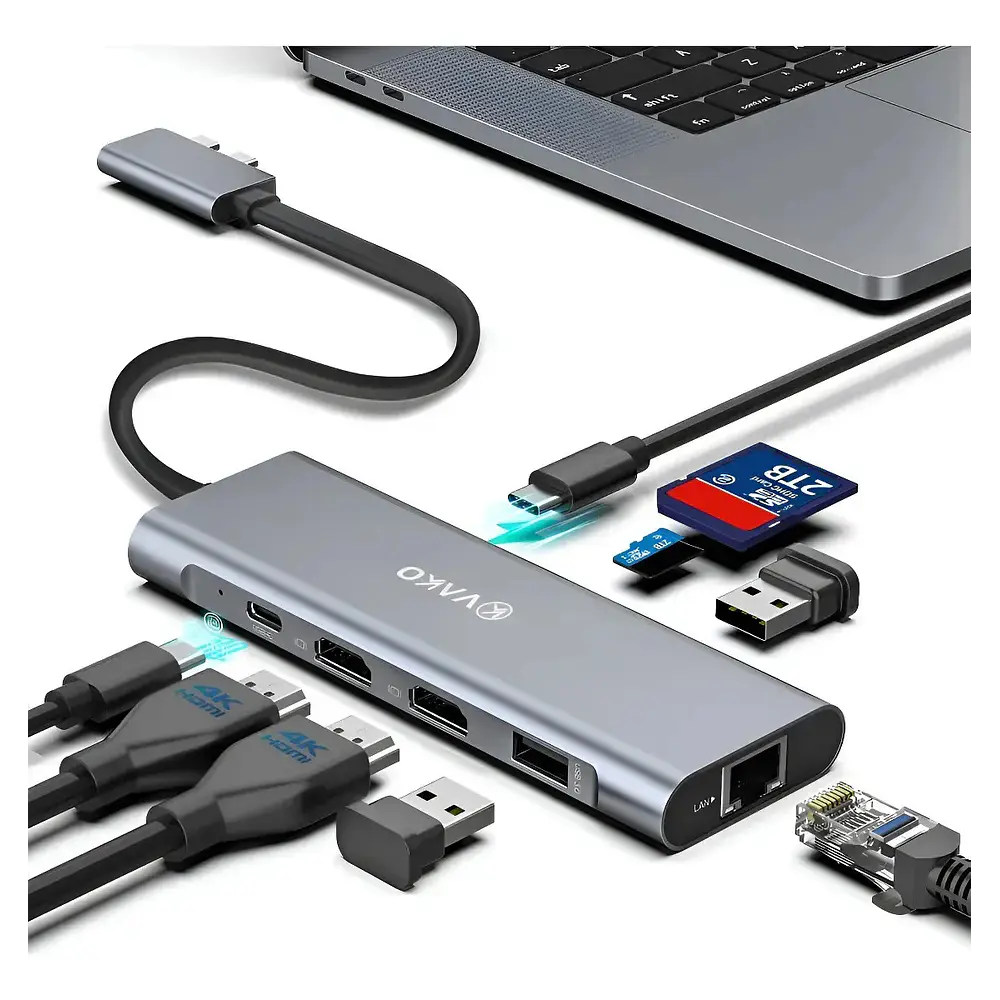 Hub Vako Usb C Para Macbook Pro 14 M5 (2026) A3426 A3427 1