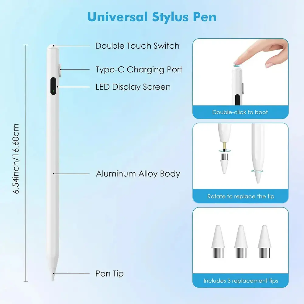Moko Pencil Lápiz (mag) Para Ipad Air 11 M4 Chip (2026) A3459 A3460 A3463 2