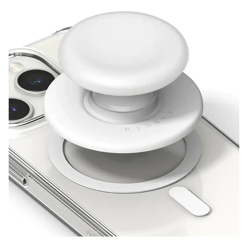 Ringke Pop Socket (mag) Para Iphone 17e (2026) Blanco 1