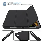Mica + Smart Case Para Ipad Air 11 M4 Chip (2026) A3459 A3460 A3463 Negro 4