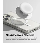 Ringke Pop Socket (mag) Para Iphone 17e (2026) Blanco 2