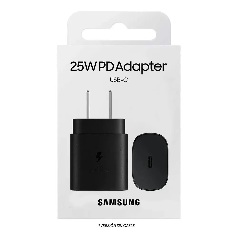 Samsung Cargador de Pared 25watts Para Galaxy A57 A37 25w Negro 1