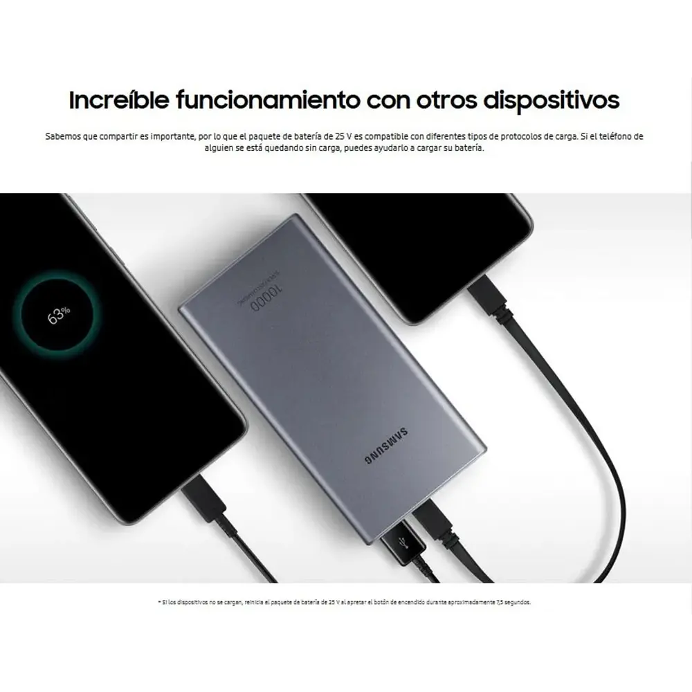 Samsung Batería Externa 25w Battery Pack Power Bank 10000 Para Galaxy S26 Plus Ultra 3