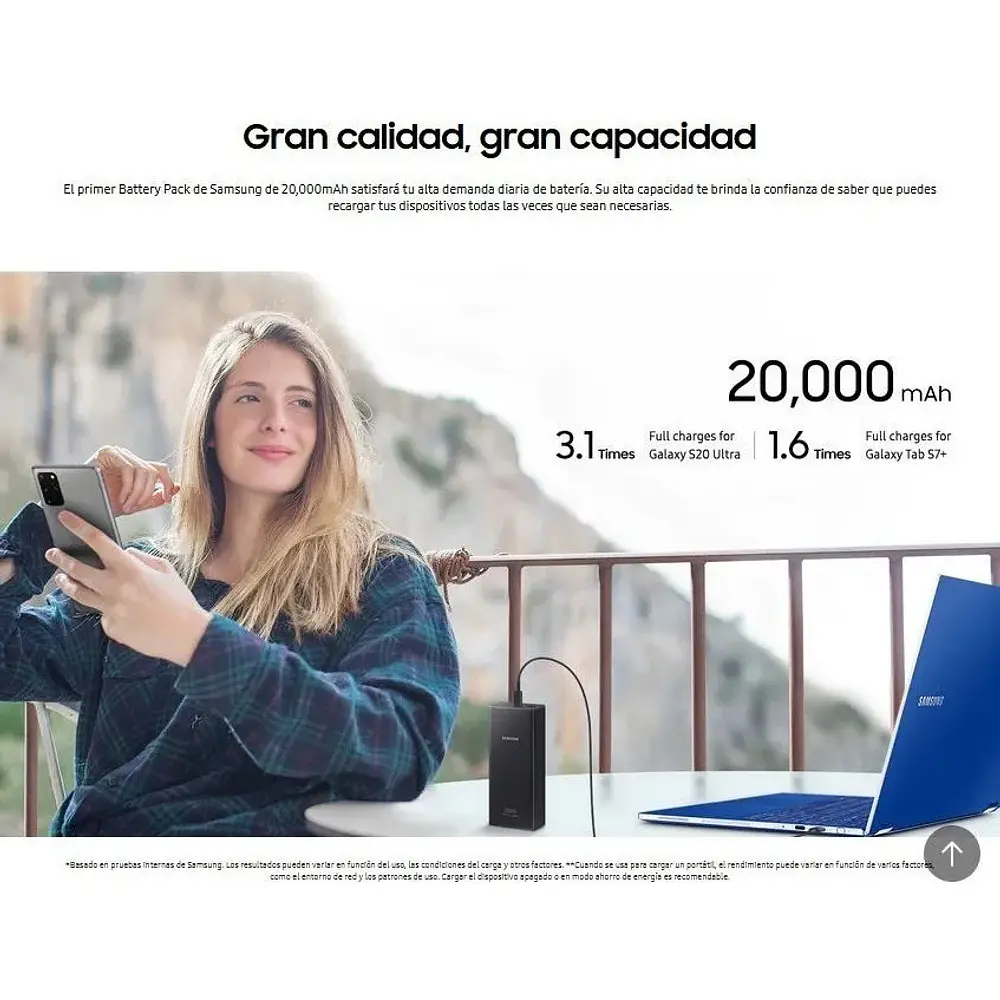 Samsung Batería Externa 25w 20000 Battery Pack Power Bank Para Galaxy S26 Plus Ultra 4