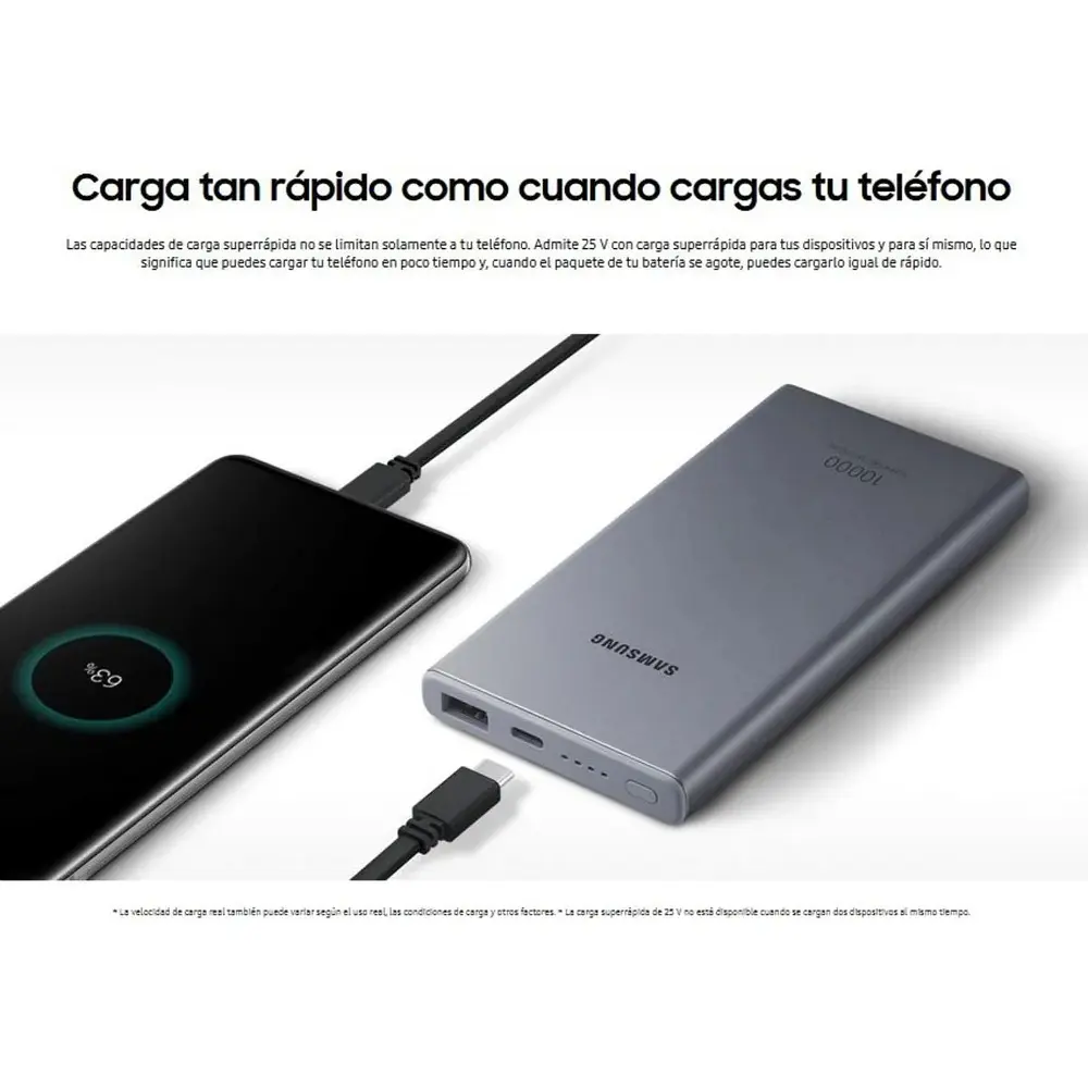 Samsung Batería Externa 25w Battery Pack Power Bank 10000 Para Galaxy S26 Plus Ultra 4