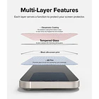 Mica De Vidrio Ringke Para Iphone 17e (2026) Con Instalador 8