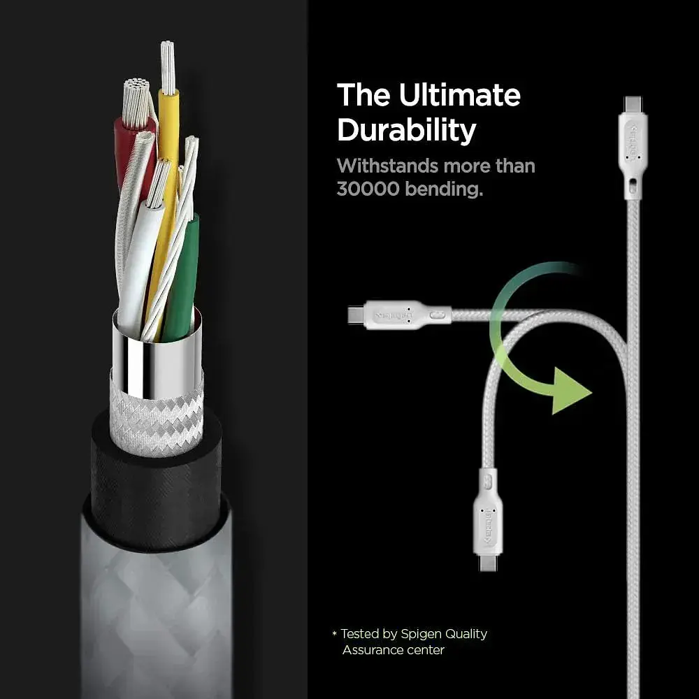 Cable Spigen Nylon Usb-c 1.5m Para Galaxy S25 Plus Ultra 6