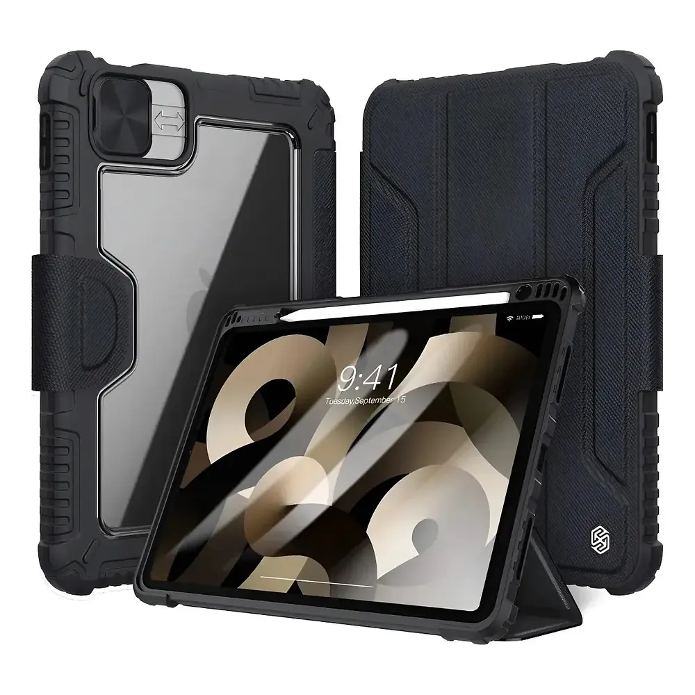 Case Nillkin Bumper Para Ipad Air 11 M4 Chip (2026) A3459 A3460 A3463 Negro 1