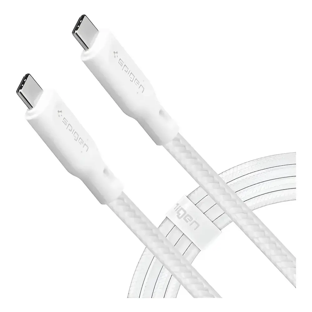 Cable Spigen Nylon Usb-c 1.5m Para iPhone 15 Pro Max 6.7 / iPhone 15 Pro 6.1 / iPhone 15 Normal 6.1 / iPhone 15 Plus 6.7 10