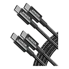 Cable Anker Usb-c 60w 2m Para Iphone 17e (2026) 2-pack 1