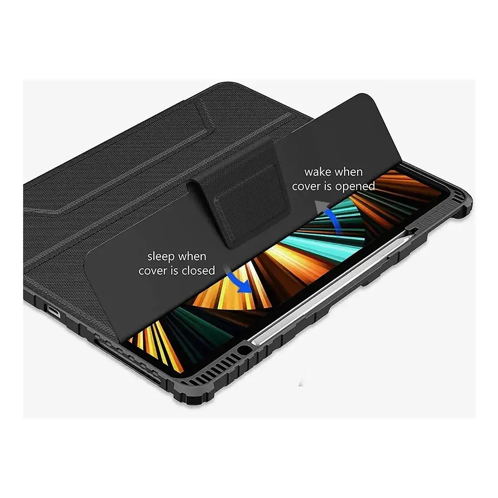 Case Nillkin Bumper Para Ipad Air 11 M4 Chip (2026) A3459 A3460 A3463 Negro 7