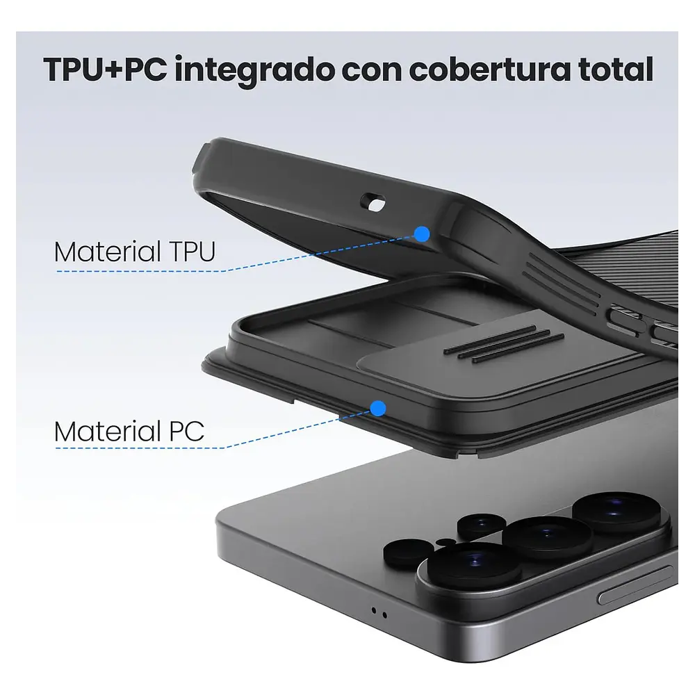 Case Nillkin Para Galaxy S26 Ultra Protector 360° Con Mica 5