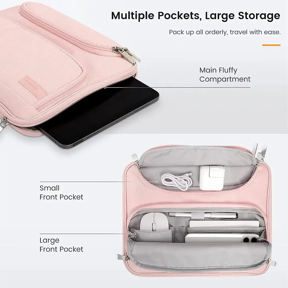 Moko Funda Bag Para Ipad Air 11 M4 Chip (2026) A3459 A3460 A3463 Rose 4