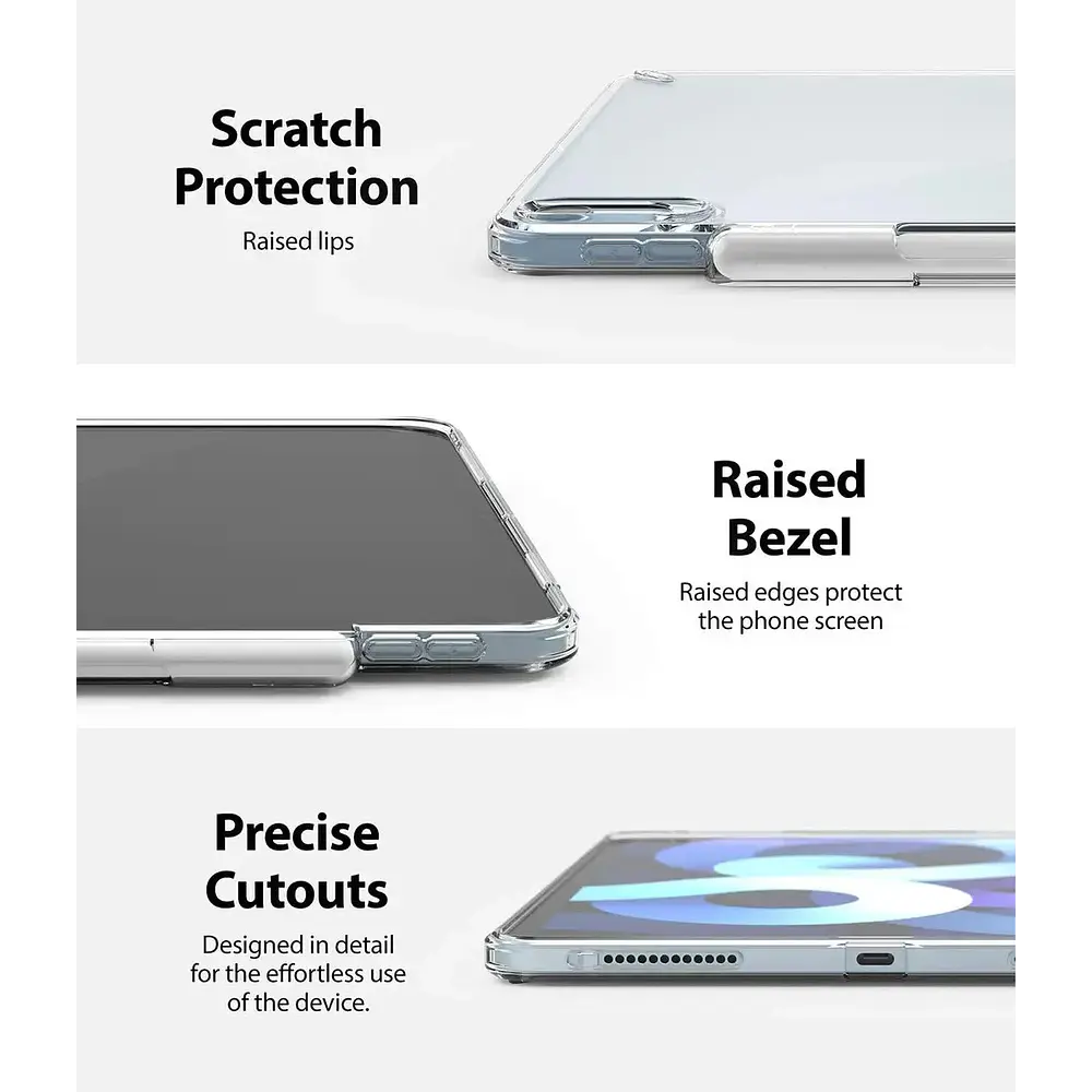 Ringke Fusion Case Para Ipad Air 11 M4 Chip (2026) A3459 A3460 A3463 Clear 8