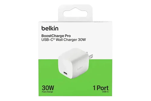 Cargador de Pared Belkin 30w Para Iphone 17e (2026) (cubo)