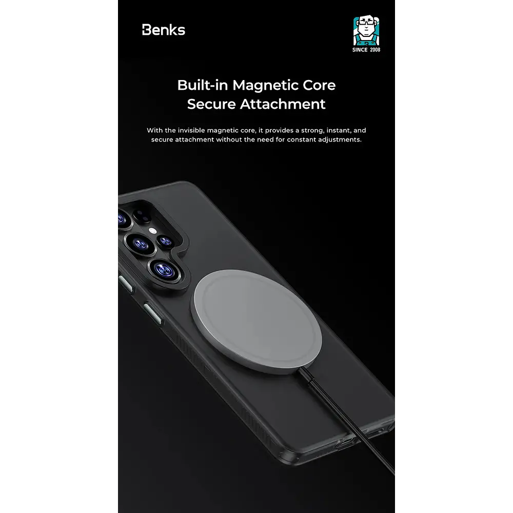 Case Benks Lucid Armor (mag) Para Galaxy S26 Normal Smoke 5