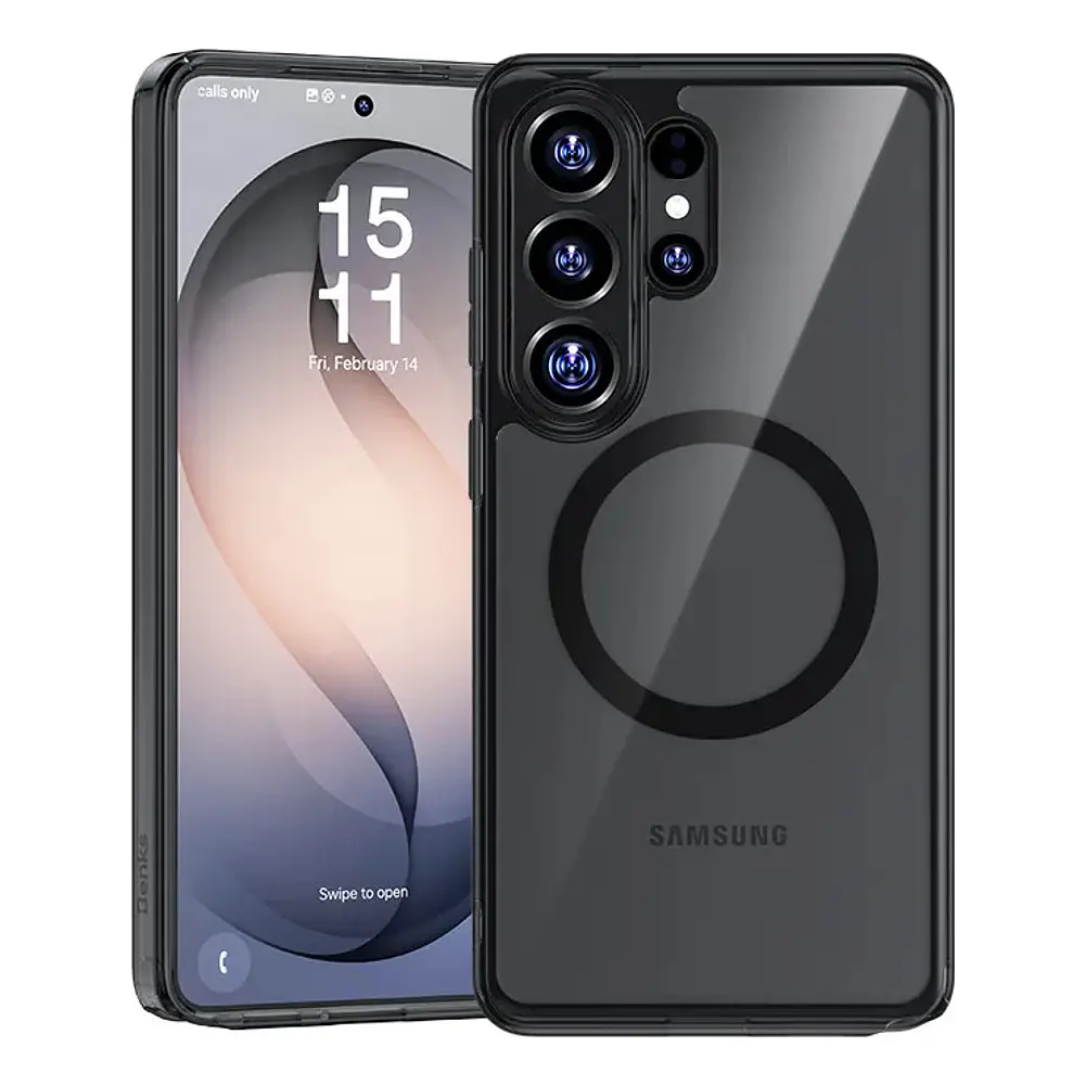 Case Benks Crystal (mag) Para Galaxy S26 Ultra (2026) Black 1