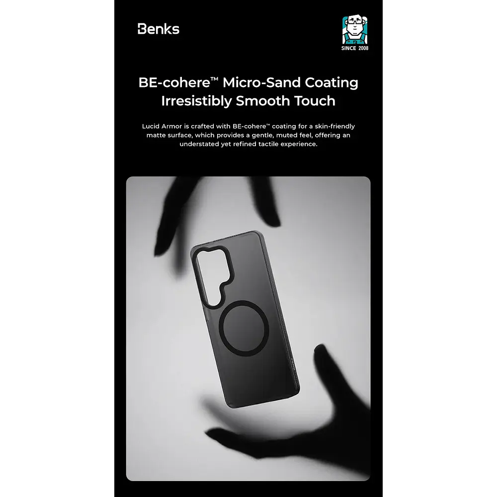 Case Benks Lucid Armor (mag) Para Galaxy S26 Normal Smoke 6