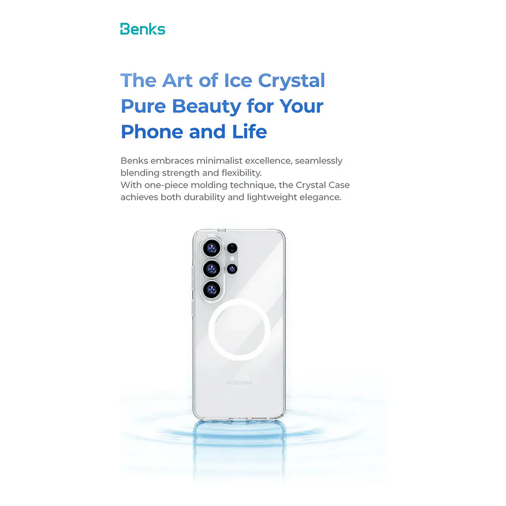 Case Benks Crystal (mag) Para Galaxy S26 Plus (2026) Clear 5