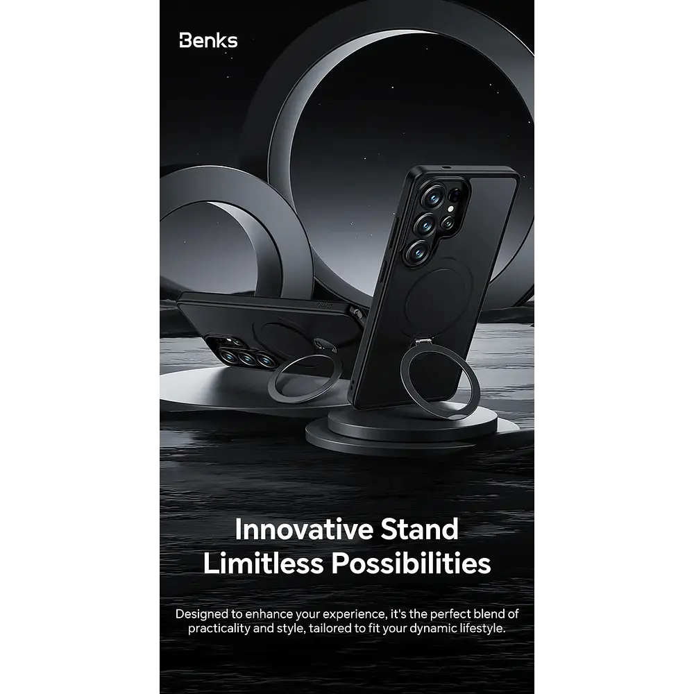 Case Benks Mist Metal Stand (mag) Para Galaxy S26 Ultra 6