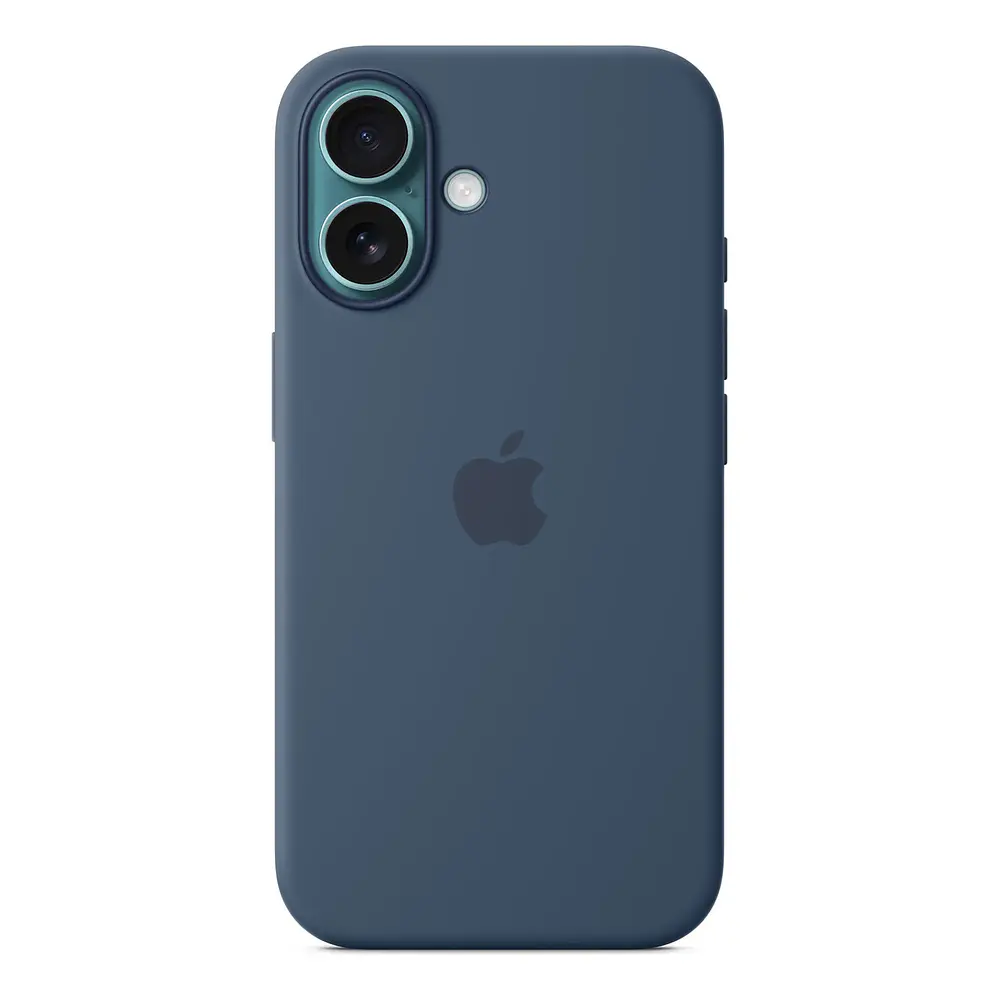 Apple Silicone Case Magsafe Para Iphone 16 Normal 6.1 Denim 1