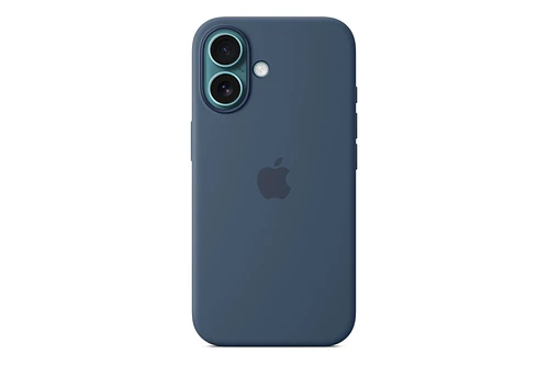 Apple Silicone Case Magsafe Para Iphone 16 Normal 6.1 Denim