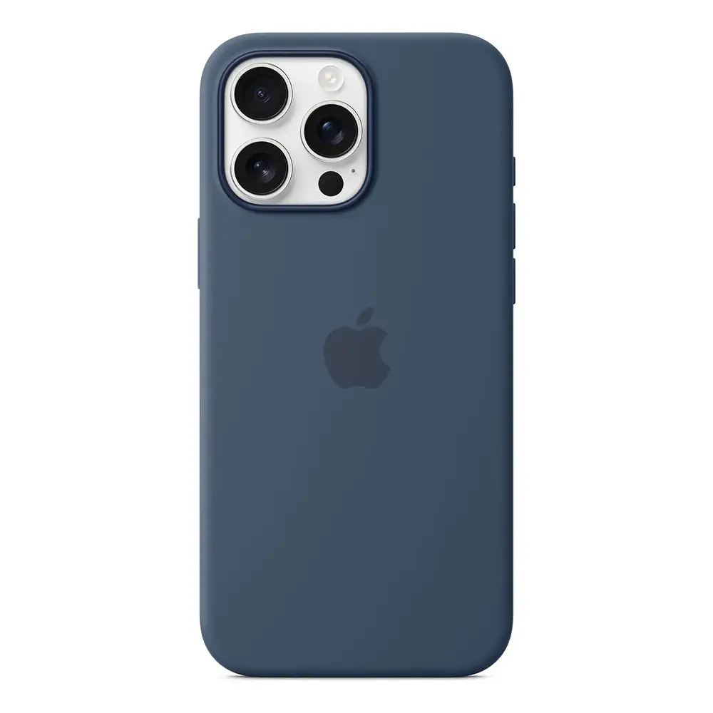 Apple Silicone Case Magsafe Para Iphone 16 Pro Max 6.9 Denim