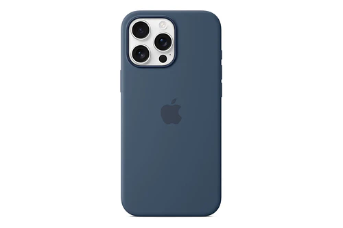 Apple Silicone Case Magsafe Para Iphone 16 Pro Max 6.9 Denim