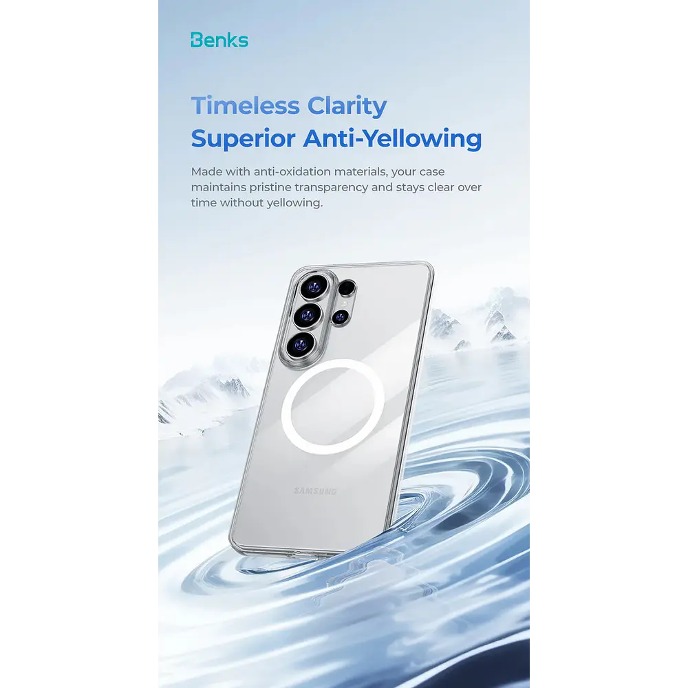 Case Benks Crystal (mag) Para Galaxy S26 Plus (2026) Clear 7