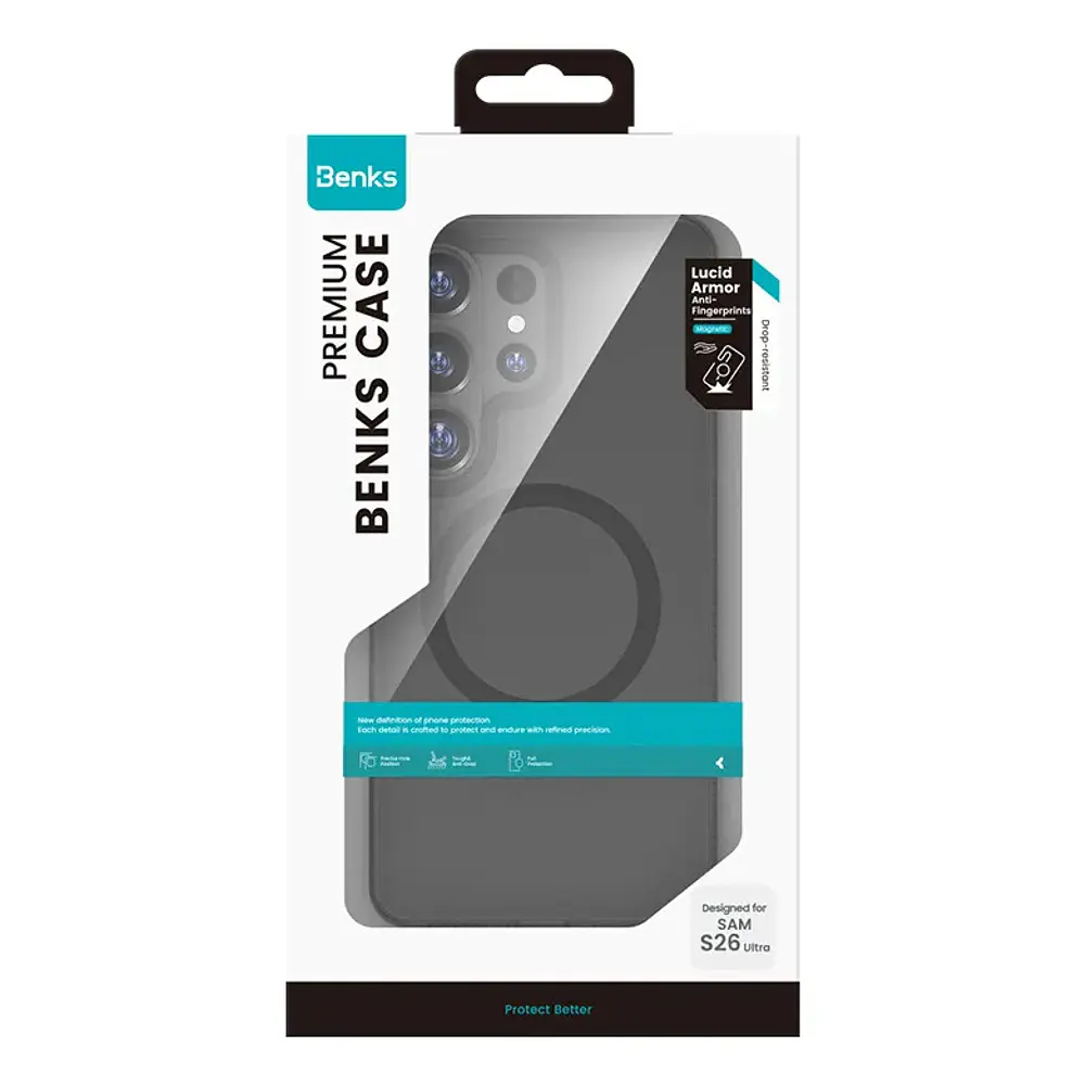 Case Benks Lucid Armor (mag) Para Galaxy S26 Ultra Smoke 9