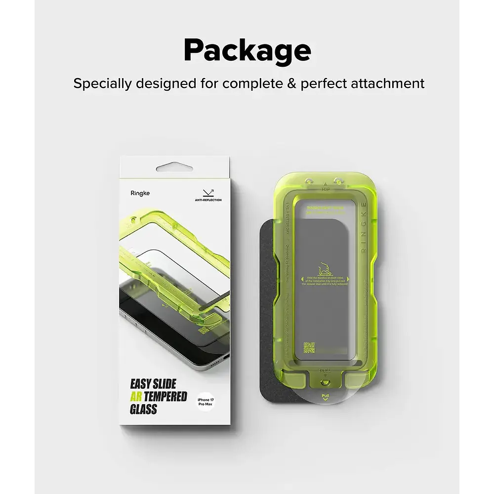 Mica De Vidrio Mate Ringke Ar Para iPhone 17 Pro Max 6.9 10